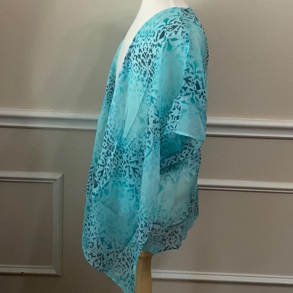 Lisa Blue ARABIAN NIGHTS Cape - Aqua Marine - Picture 3 of 14